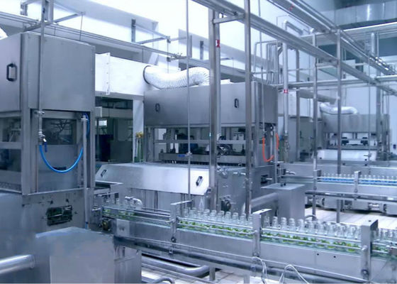 الصين خط إنتاج الألبان الزجاج زجاجة ، مصنع معدات إنتاج الحليب طويل خدمة الحياة المزود