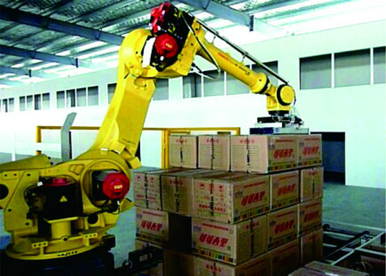 الصين صناعة المشروبات ماكينات التعبئة والتغليف الروبوتية ، التعبئة والتغليف الروبوتات مستوى أعلى السلامة المزود